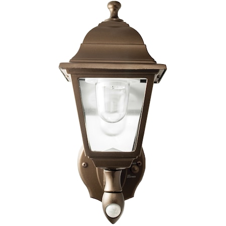 Maxsa Innovations Battery-Powered Motion-Activated Wall Sconce in Bronze 46219